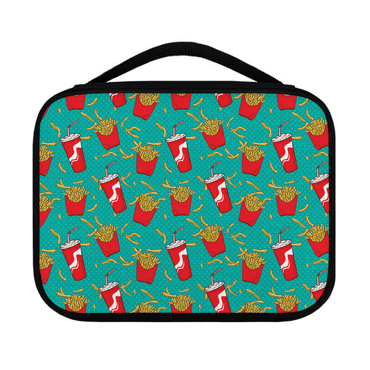 French Fries And Cola Pattern Print Classic Bible Case