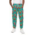 French Fries And Cola Pattern Print Cotton Sweatpants