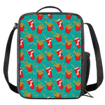 French Fries And Cola Pattern Print Crossbody Lunch Bag