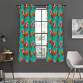French Fries And Cola Pattern Print Grommet Curtain Panels