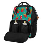 French Fries And Cola Pattern Print Diaper Bag