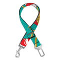 French Fries And Cola Pattern Print Dog Seat Belt