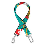 French Fries And Cola Pattern Print Dog Seat Belt