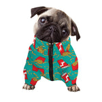 French Fries And Cola Pattern Print Dog Zip Up Jacket
