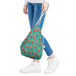 French Fries And Cola Pattern Print Drawstring Bag