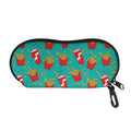 French Fries And Cola Pattern Print Glasses Case