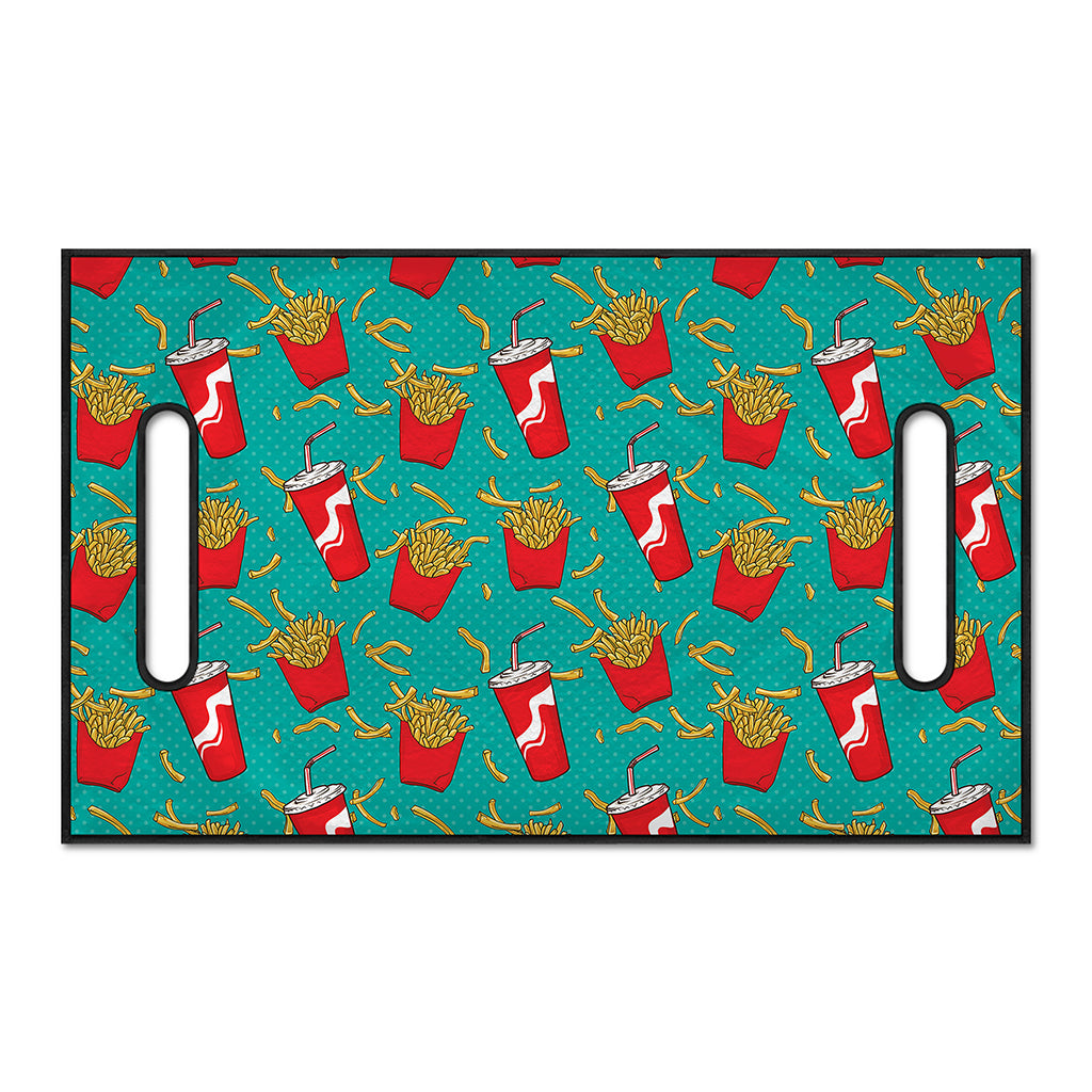 French Fries And Cola Pattern Print Golf Cart Seat Cover