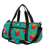 French Fries And Cola Pattern Print Gym Bag