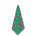 French Fries And Cola Pattern Print Hand Towel