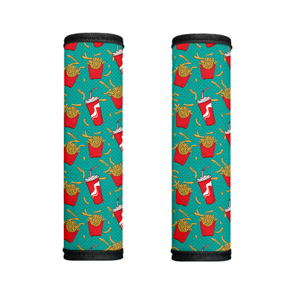 French Fries And Cola Pattern Print Handle Covers