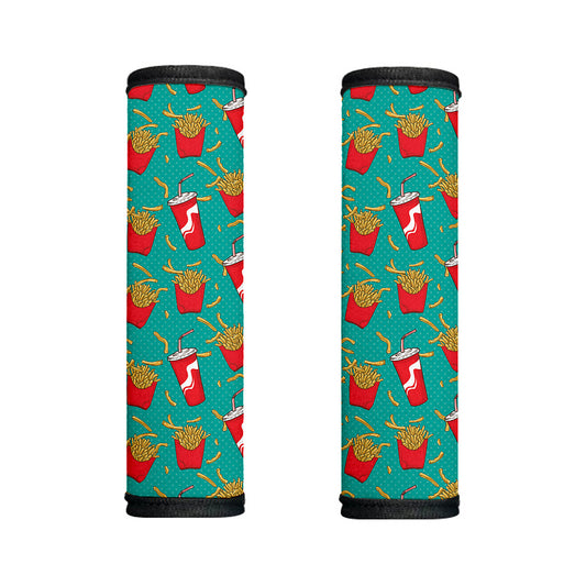French Fries And Cola Pattern Print Handle Covers