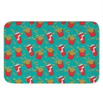 French Fries And Cola Pattern Print Indoor Door Mat