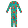 French Fries And Cola Pattern Print Jumpsuit