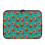 French Fries And Cola Pattern Print Laptop Sleeve