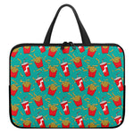 French Fries And Cola Pattern Print Laptop Sleeve With Handle