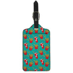 French Fries And Cola Pattern Print Luggage Tag