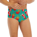 French Fries And Cola Pattern Print Men's Briefs