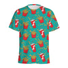 French Fries And Cola Pattern Print Men's Sports T-Shirt