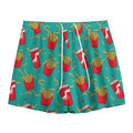 French Fries And Cola Pattern Print Mesh Shorts