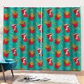 French Fries And Cola Pattern Print Pencil Pleat Curtains