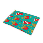 French Fries And Cola Pattern Print Pet Cooling Mat Cover