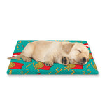 French Fries And Cola Pattern Print Pet Cooling Mat Cover