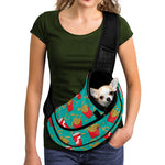 French Fries And Cola Pattern Print Pet Sling Carrier