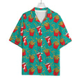 French Fries And Cola Pattern Print Rayon Hawaiian Shirt