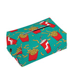 French Fries And Cola Pattern Print Rectangle Tissue Box Cover