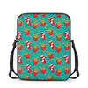 French Fries And Cola Pattern Print Rectangular Crossbody Bag