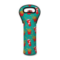 French Fries And Cola Pattern Print Single Neoprene Wine Tote