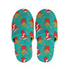 French Fries And Cola Pattern Print Slippers