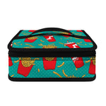 French Fries And Cola Pattern Print Small Lunch Bag
