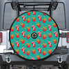 French Fries And Cola Pattern Print Tire Cover With Camera Hole