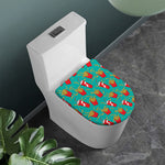 French Fries And Cola Pattern Print Toilet Lid Cover