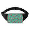 French Fries And Cola Pattern Print Waist Bag