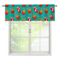 French Fries And Cola Pattern Print Window Valance