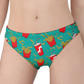 French Fries And Cola Pattern Print Women's Panties