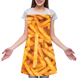 French Fries Print Adjustable Apron