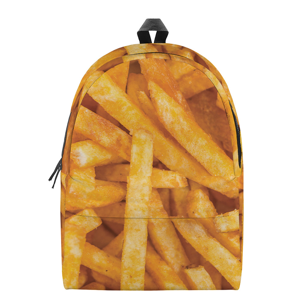 French Fries Print Backpack