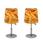 French Fries Print Bar Stool Covers