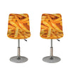 French Fries Print Bar Stool Covers