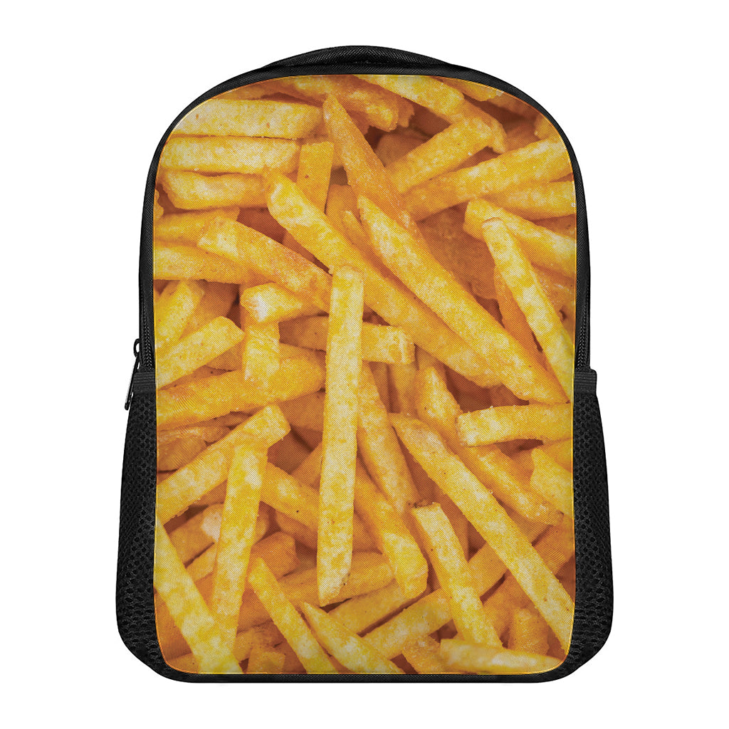 French Fries Print Casual Backpack