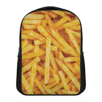 French Fries Print Casual Backpack