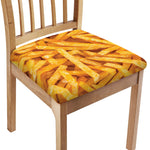 French Fries Print Chair Cushion Cover
