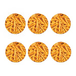 French Fries Print Coaster Set