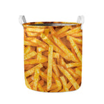 French Fries Print Collapsible Laundry Basket