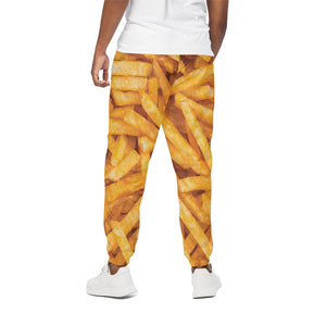 French Fries Print Cotton Pants