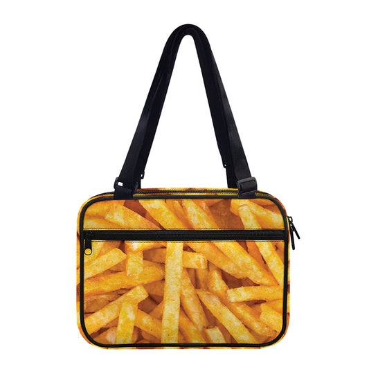 French Fries Print Double Strap Bible Bag