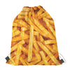 French Fries Print Drawstring Bag